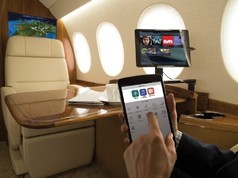 Collins Venue installed on a Dassault Falcon jet