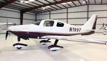 Cessna 400 In Hangar