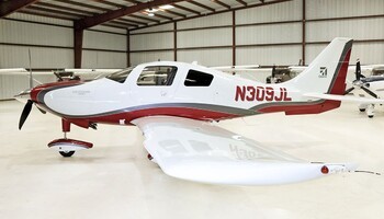 Cessna 400 In Hangar