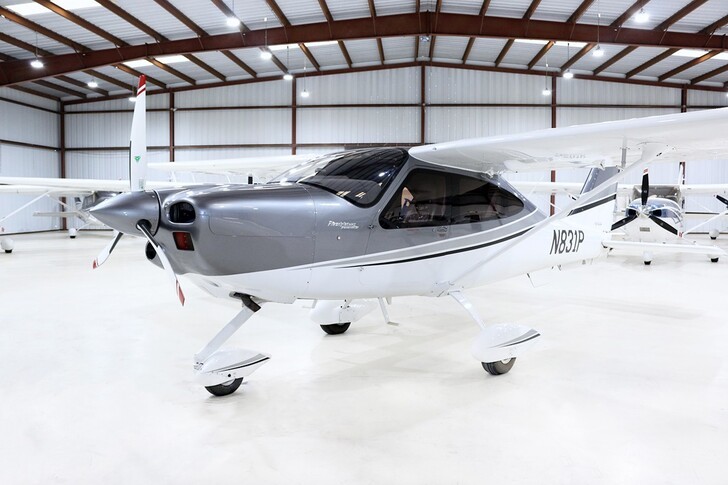 Tecnam P2010 In Hangar