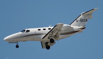 Cessna Citation Mustang In the sky